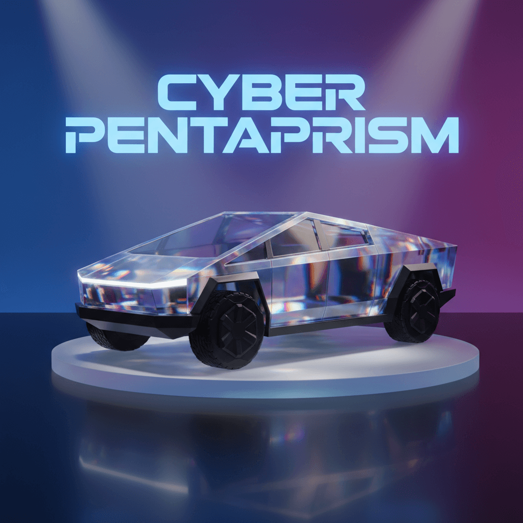 Pentaprism crystal effect detail