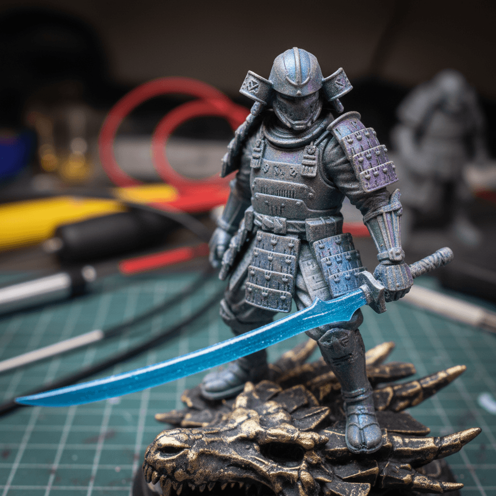 Detailed 3D printed collectible figurine