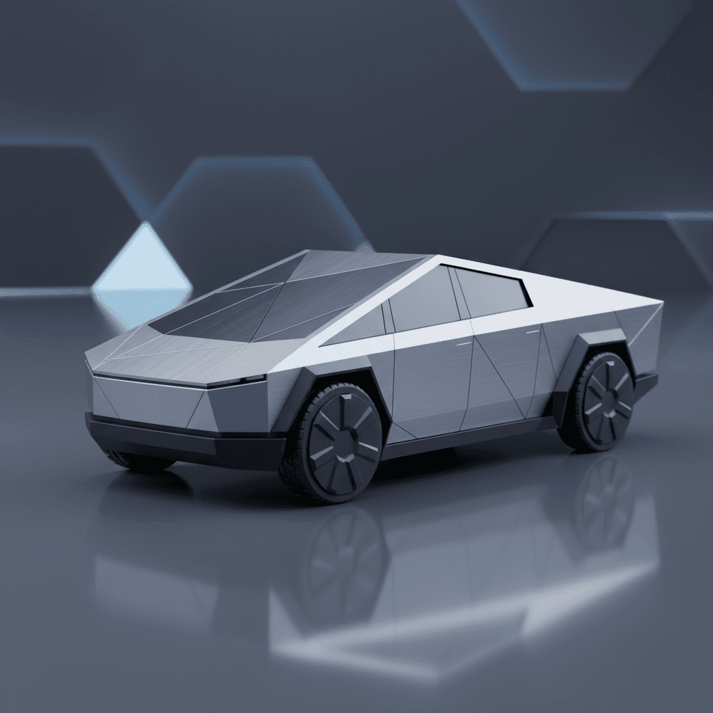 Cybertruck Pentaprism 3D printed product