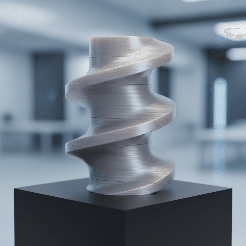 Close-up of 3D print quality and detail