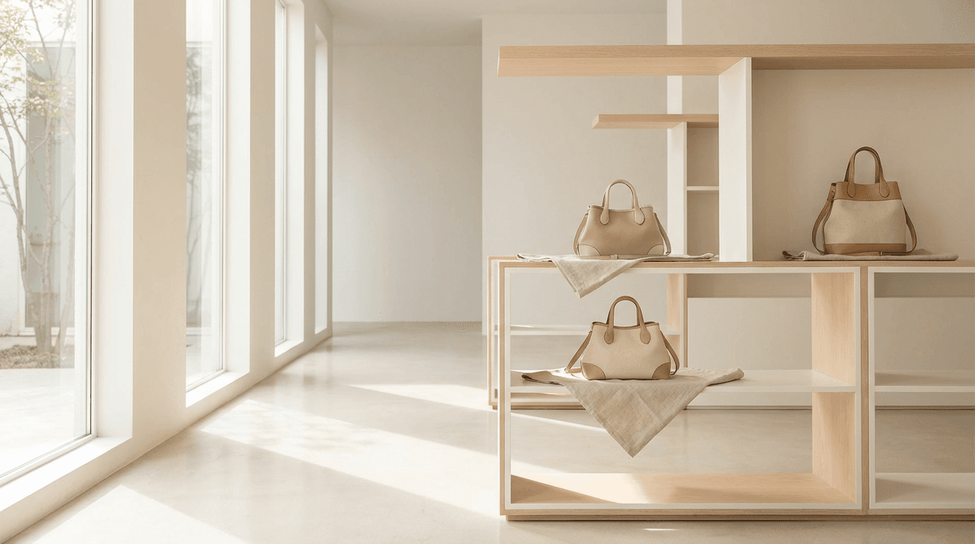 Sleek 3D-printed geometric object displayed with professional lighting and clean modern background